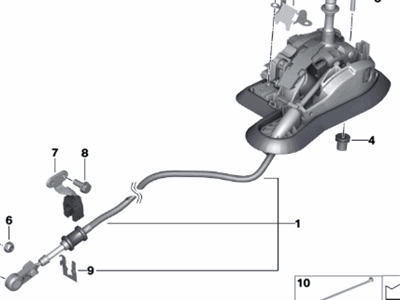 BMW 25167564687 Gear Shift