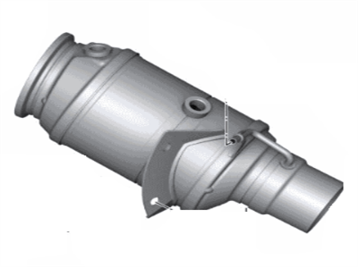 BMW 18328600278 Exchange Catalytic Converter Close To Engine