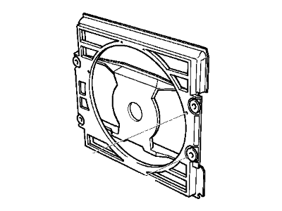 2002 BMW M3 Fan Shroud - 64546905077