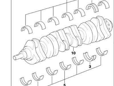 BMW 328Ci Crankshaft - 11211433026