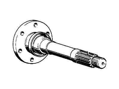 BMW 320i Axle Shaft - 33411119145