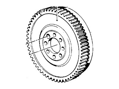 1989 BMW 635CSi Flywheel - 11221289244