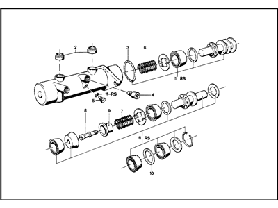 BMW 34311151850 Brake Master Cylinder