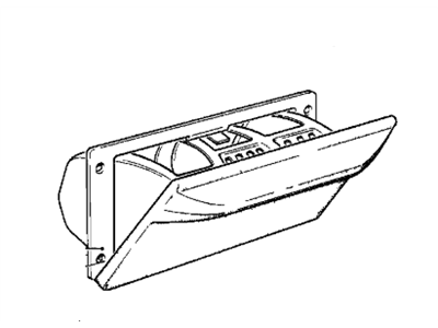 BMW 51161911568 Ashtray Front