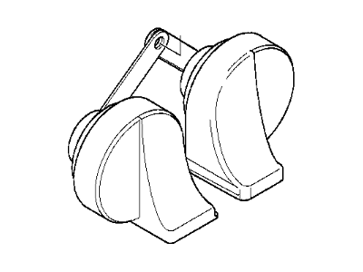 BMW 61337163976 Low Pitch Horn