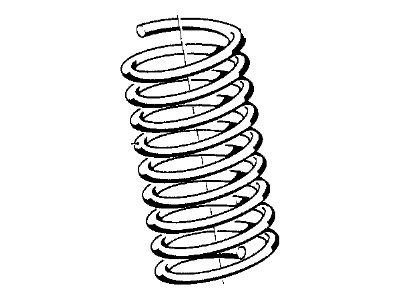 1983 BMW 633CSi Coil Springs - 33531124007