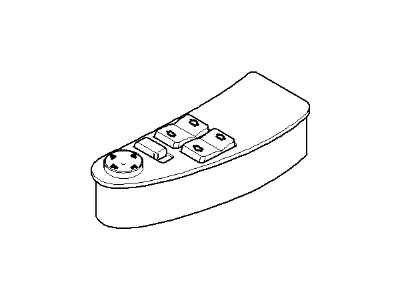 2003 BMW 540i Window Switch - 61319362761