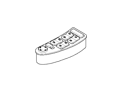 BMW 61319362762 Window Switch Control