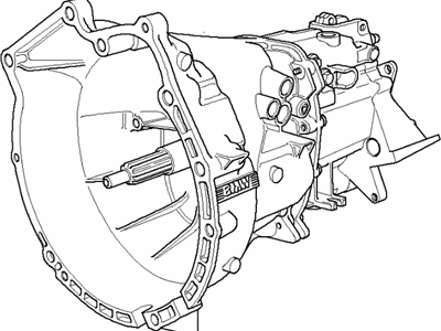 1991 BMW 525i Transmission Assembly - 23001222401