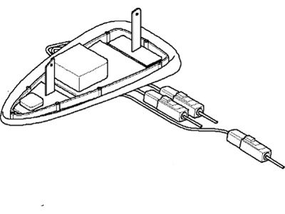 2005 BMW 745Li Antenna - 65206949374