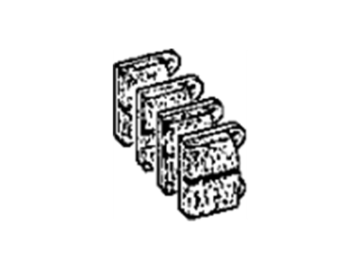 BMW 34111160171 Disc Brake Pad Repair Kit 34111160171 BMW Disc Brake Pad Repair Kit Illustration 1 of 1