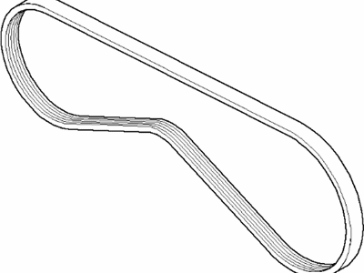 BMW 64551727378 Ribbed V-Belt