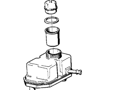 BMW 34322228163 Expansion Tank