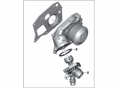 BMW 11512381368 Coolant Pump