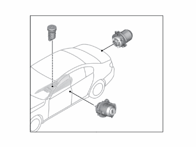 2015 BMW Alpina B7 Door Lock Cylinder - 51217251676