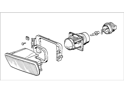 1989 BMW 735iL Fog Light - 63171390879
