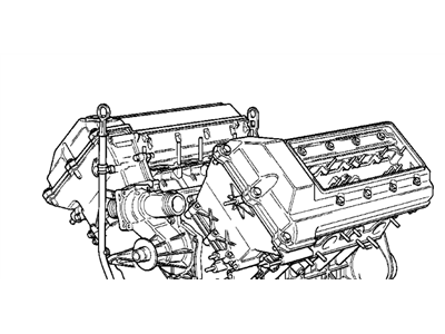 BMW 11000008356 Set Mounting Parts Short Engine