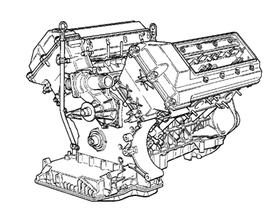 BMW 11009070780 Exchange Short Engine