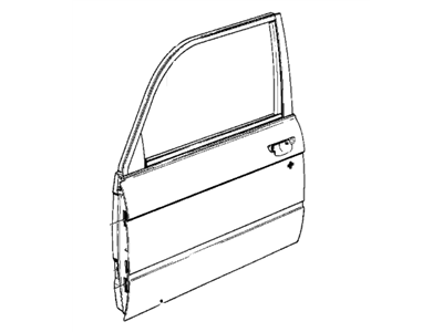 BMW 41511961307 Door Front Left