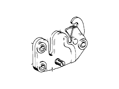 BMW 733i Hood Latch - 51231864685