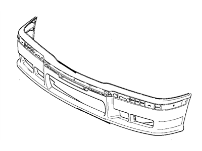 BMW 51112264370 Trim Panel, Bumper, Front