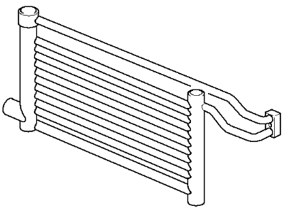 BMW Alpina V8 Roadster Transmission Oil Cooler - 17212247360