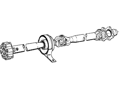 1970 BMW 1602 Drive Shaft - 26111204998