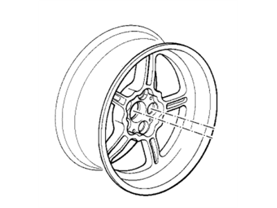 BMW 36112227438 Alloy Rim, Forged