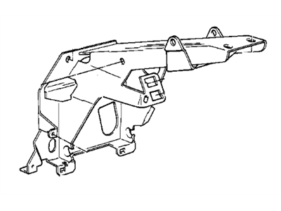 BMW 35111159647 Supporting Bracket, Foot Controls