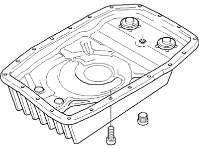 BMW Alpina B7 Transmission Pan - 24117966273