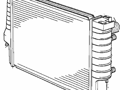 BMW 735i Radiator - 17111723467