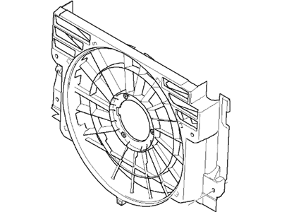 BMW X5 Fan Shroud - 64546906106