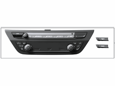 BMW 640i xDrive Gran Turismo Blower Control Switches - 61316834460