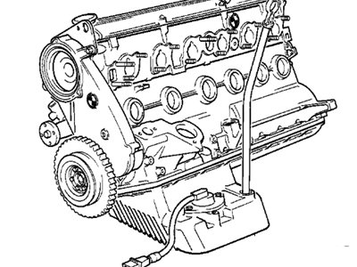 BMW 11009059198 Set Mounting Parts Short Engine