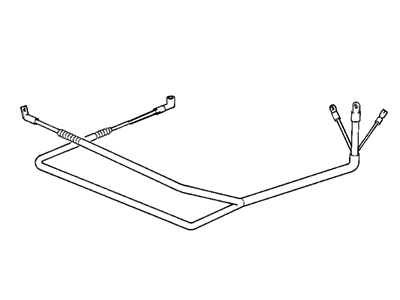 BMW 12421742520 Cable Alternator-Starter-Base B