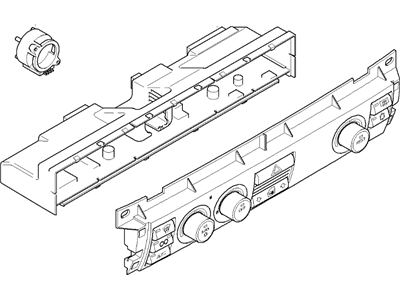2008 BMW 750i Blower Control Switches - 64116970452
