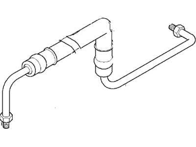 2001 BMW 330i Brake Booster Vacuum Hose - 34326756873