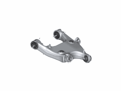 BMW 640i xDrive Gran Coupe Control Arm - 33326865897