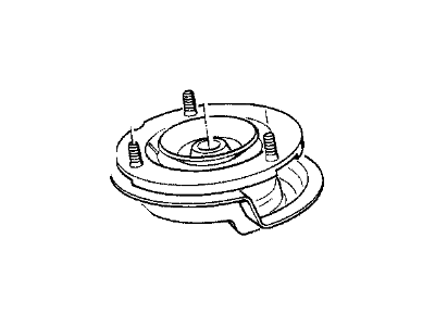 BMW 850Ci Shock And Strut Mount - 31331139436