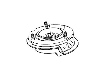 BMW 735i Shock And Strut Mount - 31331134086