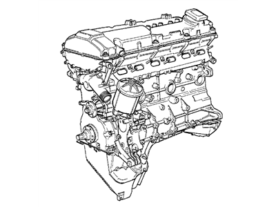 BMW 11009067420 Set Mounting Parts Short Engine