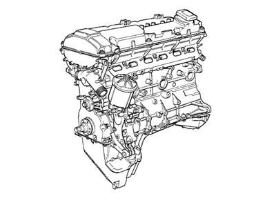BMW 11001740491 Exchange Short Engine