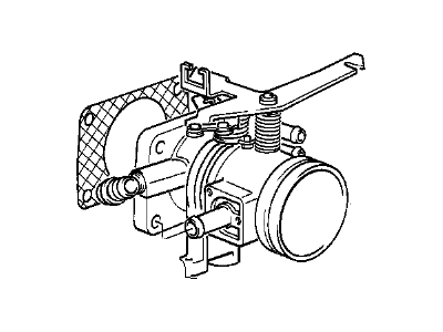 1988 BMW 325ix Throttle Body - 13541716066