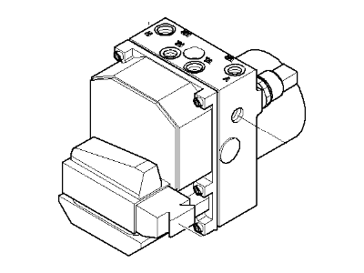BMW 740i ABS Control Module - 34522285051