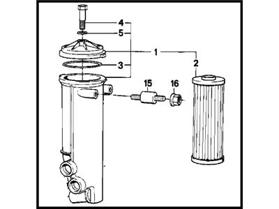 BMW 11421715733 Oil Filter With Oil Cooler Connection