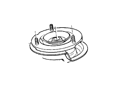 BMW 530i Shock And Strut Mount - 31331139437