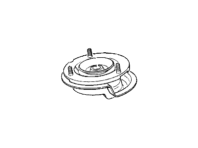 1991 BMW 525i Shock And Strut Mount - 31331134096