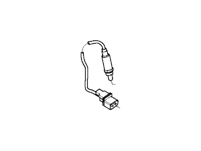 BMW 11787529980 Oxygen Sensor, Black