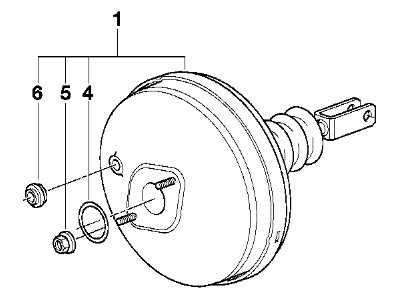 BMW 34332228754 Power Brake Booster