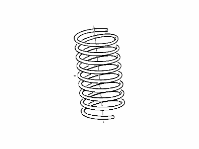 1988 BMW 735i Coil Springs - 33531134500